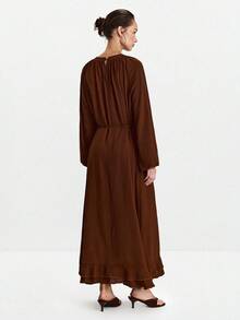 Lumivelle Halloween Women Short Dresses Fall Cloth For Women - Redwood - View 2