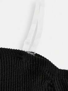 SHEIN 2pcs Tween Girls Casual Knit Asymmetric Collar T-Shirt And Wide Leg Pants Set, Suitable For Autumn/Winter, Daily Casual Wear Fall