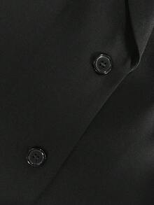 Franclia Women's Black Long Sleeve Fitted Sexy Blazer Jacket, Winter - Multicolor - View 4