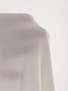 Dazy Plus Plus Size Notched Collarline Long Sleeve T-Shirt With Slit,Fall Clothes - Coffee Brown - View 6