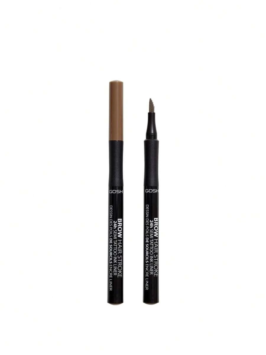 GOSH Copenhagen Brow Hair Stroke 002 Grey Brown 1 Ml - 002 Greybrown - View 1