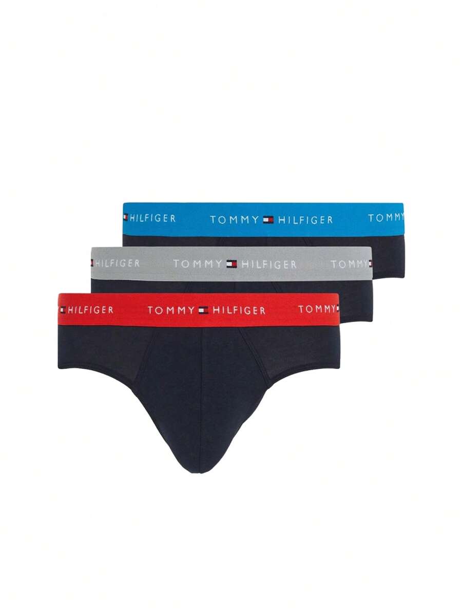 Tommy Hilfiger 3 Pack Men's Briefs - Black - View 1