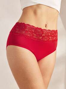 Ocili 舒适撞色蕾丝女式时尚三角裤