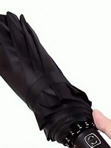 Automatischer extra großer winddichter wasserdichter Regenschirm mit Allwetterschutz, verstärkter faltbarer Sonnenschirm mit UV-Schutz, langanhaltend und kompakt mit Eisenstreben - perfekt für Geschäftsreisen, Regen- und Sonnentage für Männer, Frauen und Studenten, geeignet für Reisen - Verschiedenfarbig - Übersicht 10