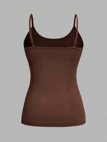 SHEIN EZwear 4入組簡單休閒貼身女背心，適用於夏季 - 彩色 - 查看 12