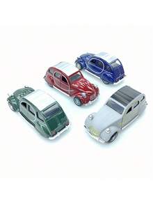 Zazumi 1PC 4.6*11.6cm Collectible Zinc Alloy Chevrolet Cast Model Car In Red, Blue, White And Green, School Toy, Suitable For Boys And Girls Aged 8-12, Real Vehicle Collection Project, Festival Gift