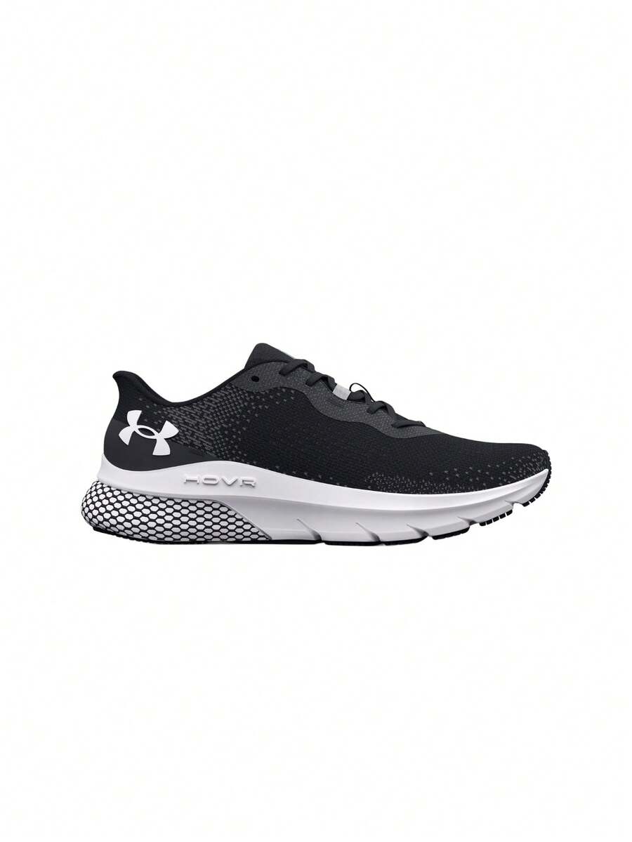 Under Armour أحذية رياضية كاجوال كلاسيكية مريحة بألوان سادة وأربطة - الأسود - مشاهدة 1