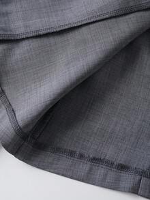 Franclia 女士优雅通勤V领短款长袖外套，适合秋季、冬季等各种场合，优雅时尚，休闲通勤、商务办公、日常休闲百搭，尽显气质，都市教师职业装。