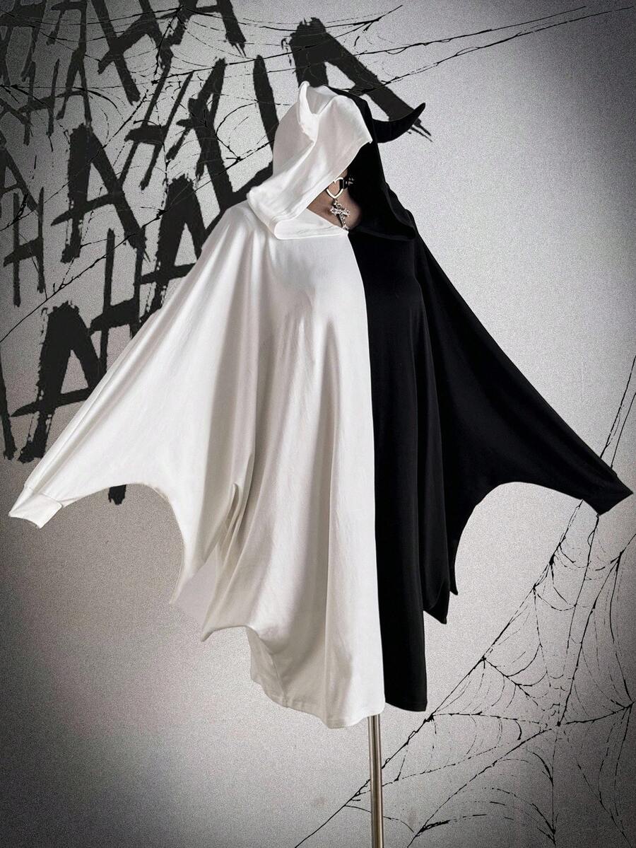 Sunspun Halloween Plus Size Dresses - Black and White - View 1