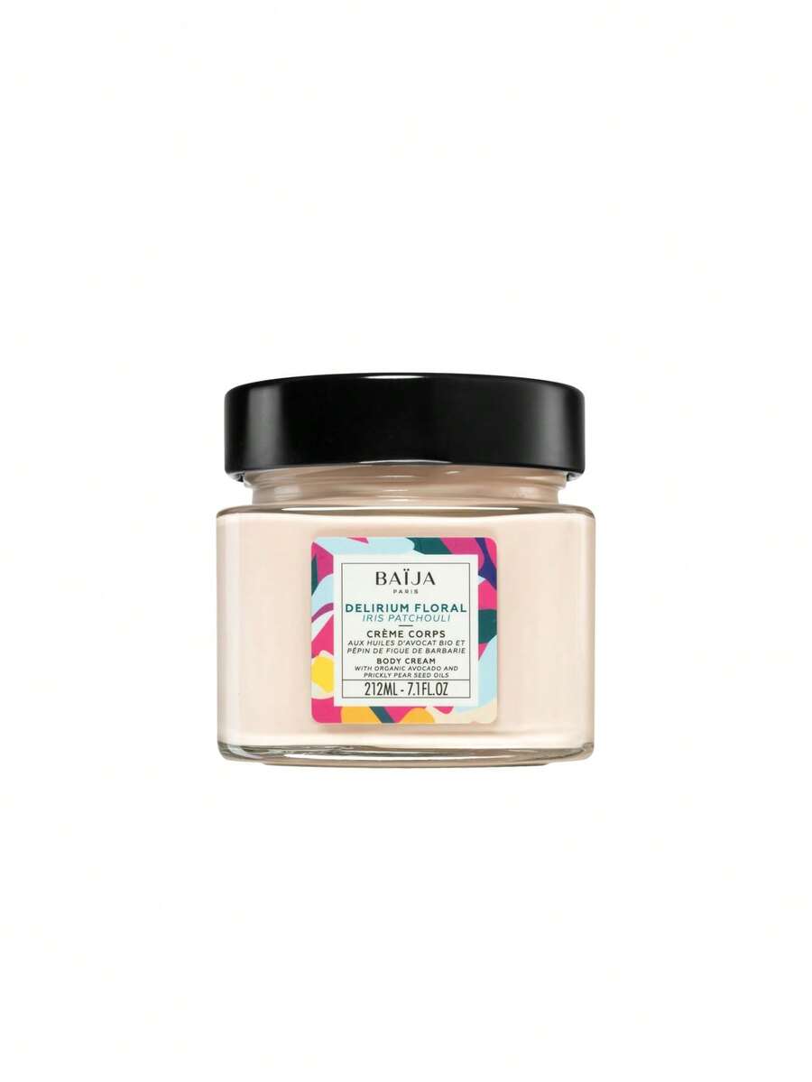 Baija Body Cream Delirium Floral 212 Ml – Iris & Patchouli Scent, Avocado & Prickly Pear Seed Oil Infused, Deep Hydrating For Women, Softening Skin Care, Post-Shower Moisturizing, Luxury Beauty Gift - Delirium Floral - View 1