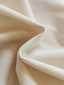 Vintaside Kids 女童秋季灯芯绒连衣裙，荷叶边领，花卉刺绣，时尚优雅，适合郊游、度假、旅行、露营、聚会、生日等场合 - 杏色 - 查看 7