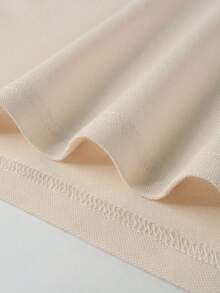 Manfinity Homme 男士休闲拉链长袖 Polo 衫，秋季，适合秋季 - 杏色 - 查看 5