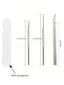 2/3/4/5Pcs Feather Wire Texture Pottery Tools Polymer Clay Modeling &Multifunctional Nail Art Seven-Needle Wire Brush Tool DIY Ceramic Brush Pottery Tools ,Nail Designs