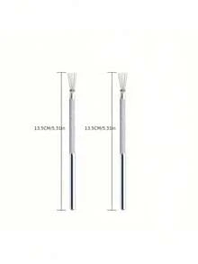 2/3/4/5Pcs Feather Wire Texture Pottery Tools Polymer Clay Modeling &Multifunctional Nail Art Seven-Needle Wire Brush Tool DIY Ceramic Brush Pottery Tools ,Nail Designs