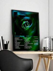 1 tấm poster album nhạc Rap Pop Pháp không khung, phong cách thẩm mỹ, in trên vải canvas, tranh nghệ thuật treo tường trang trí nhà cửa, văn phòng, phòng ngủ. - Nhiều màu - Xem 16