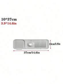 SHEIN 1 件装硅胶排水垫厨房/浴室水槽防溅防滑表面垫/架，装饰性防滑台面保护垫，家居和厨房装饰及实用礼品，舒适的秋冬风格 - 灰色 - 查看 16