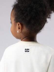 SUMWON Regular Classic Crewneck T-Shirt Kids Short Sleeve Essential Basic Cotton Tee Casual School Daily Wear Lightweight Breathable Summer Spring Fall - Yellow - View 4