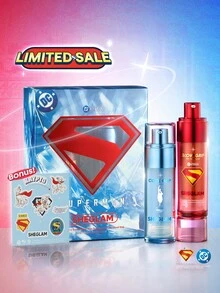 The Superman | SHEGLAM Good Grip Super Power Duo Brand Beauty Makeup Face Paint Cosmetic For Women Girls Perfect For Fall Winter Ideal For Y2K Fancy Fashion Suitable For Birthday Christmas Present Party Ready Best Color