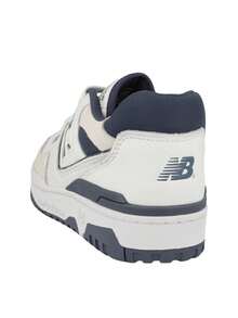 New Balance TIER 2 Unisex Casual Sneakers White / Navy Blue BB550 - Blue and White - View 3