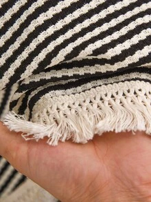 CosyJoli Plus Size Women's Casual Striped Loose Fit Round Neck T-Shirt,Slightly Sheer, Versatile For Summer