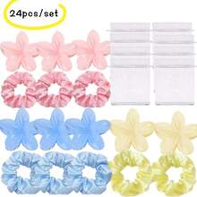 Set de 3/15 piezas de regalos para despedida de soltera, regalos de propuesta para damas de honor, que incluye pinzas para el cabello con flores, diademas de satén, bolsas de organza, adecuado para bodas, propuestas, cumpleaños, despedidas de soltera y regalos de aniversario - Multicolor - Ver 13