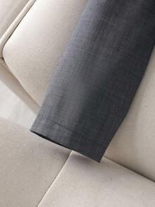 Franclia 女士优雅通勤V领短款长袖外套，适合秋季、冬季等各种场合，优雅时尚，休闲通勤、商务办公、日常休闲百搭，尽显气质，都市教师职业装。