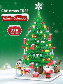 POKOJA LAND Christmas Advent Calendar Building Set - 24 Day Sequential Construction Kit With Daily DIY Boxes For Holiday Countdown Ritual - Multicolor - View 7