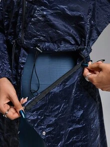 Innovista Women 2-In-1 Detachable Dual-Purpose Model Sport Jacket , Camping Running Outdoor, Going Out Tops, Light Jacket, Windproof Jacket, Blue Jacket, 2-In-1 Detachable, Zip Up Jacket, Women Jackets, Sports Windbreaker Light Jacket With Hoodie, Winter Women Jacket, Fall Winter Women Outfitfall Outfits For Women Cool Light Blue