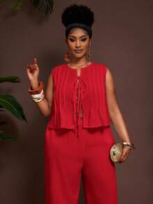 大码新款/复活节/西部风/沙滩/波西米亚风/波西米亚风格女装/节日女装/嘉年华女装/复古风格女装/乡村音乐节女装/休闲外出女装/仙女风女装/假日女装/机场女装/西部风格女装/热带度假女装 - 紅色 - 查看 6