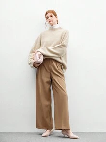 CUCCOO BIZCHIC 女士杏色尖头小猫跟一脚蹬浅口鞋，舒适百搭，适合通勤、约会、派对、度假、办公穿着，亦可作为圣诞节或春季鞋履。 - 杏色 - 查看 10