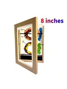 1 件磁性艺术画框 - 易于打开，可快速更换展示品 - 适用于家庭和办公室的多功能墙面装饰 - 适合节日和送礼 - 彩色 - 查看 15