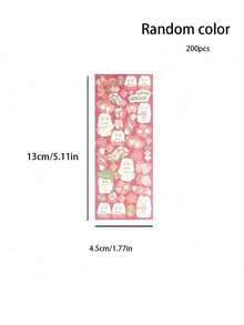 200 miếng dán hoạt hình dễ thương, decal dán, sticker tự làm cho tiệc tùng, phong cách vui nhộn, sticker chủ đề hoạt hình đáng yêu dành cho người lớn, thanh thiếu niên và trẻ em để trang trí Halloween, sticker nữ tính, đồ dùng thủ công cho trẻ em. - Nhiều màu - Xem 11