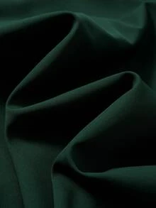 GlowEve CURVE Chân váy chữ A cạp cao cho nữ cỡ lớn, thanh lịch khi đi làm - Màu xanh lá cây đậm - Xem 4