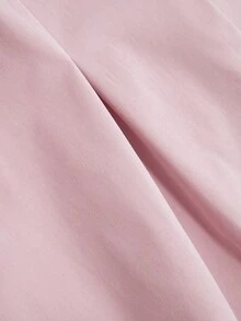 Sweetra Áo khoác Blazer tay dài đơn hàng khuy đơn giản cổ ve lật thời trang nữ - Màu Hồng baby - Xem 4