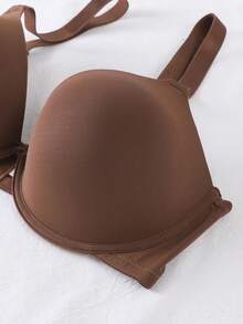 DesireSculpt Bộ 3 áo ngực có gọng màu trơn đơn giản cỡ lớn dành cho nữ, nâng ngực - Nhiều màu - Xem 4