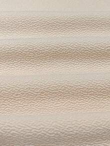 Chiquease Chaqueta de manga larga de corte elegante y ajustado, de unicolor y plisada, para uso casual y de negocios - Albaricoque - Ver 3
