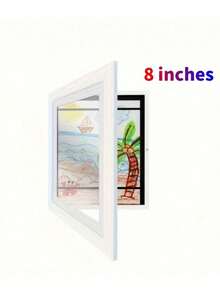 1 件磁性艺术画框 - 易于打开，可快速更换展示品 - 适用于家庭和办公室的多功能墙面装饰 - 适合节日和送礼 - 彩色 - 查看 11