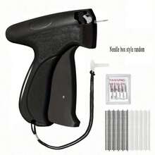 1 pièce Pistolet à points fin Stitchy, réparateur rapide de vêtements, pistolet de micro-étiquetage pour vêtements avec 6 fines aiguilles et 1000 pièces de fixation, mini outil de ourlet adhésif rapide