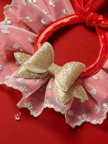 PETSIN 1 件宠物围兜，可爱猫狗通用圣诞蕾丝围巾配件 - 彩色 - 查看 6