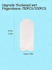 Pet Oral Cleaning Finger Covers Disposable Cats And Dogs To Remove Stones And Tartar Finger Toothbrush Factory Wholesale. - White - View 3