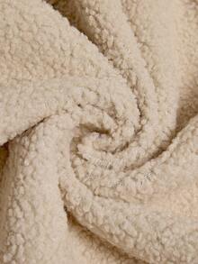 Zelara Plus Size Women's Fashionable Warm PU Composite Faux Fur Collar Jacket, Winter Outerwear Going Out Brown Jacket Zip-Up Thanksgiving