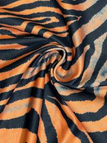 EMERY ROSE Women's Zebra Print Bodycon Dress, Elegant Resort Style Fall Cloth For Women