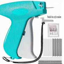 1 pièce Pistolet à points fin Stitchy, réparateur rapide de vêtements, pistolet de micro-étiquetage pour vêtements avec 6 fines aiguilles et 1000 pièces de fixation, mini outil de ourlet adhésif rapide