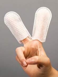 Pet Oral Cleaning Finger Covers Disposable Cats And Dogs To Remove Stones And Tartar Finger Toothbrush Factory Wholesale. - White - View 6