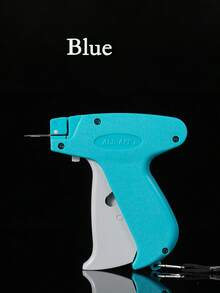 1 pièce Pistolet à points fin Stitchy, réparateur rapide de vêtements, pistolet de micro-étiquetage pour vêtements avec 6 fines aiguilles et 1000 pièces de fixation, mini outil de ourlet adhésif rapide