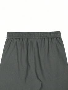 Manfinity Homme Herren einfarbige Lässig Shorts, geeignet für Sommer Herren Shorts, Lässig Herren Bekleidung, Herren Shorts, Herren Lässig Shorts, Lässig Shorts für Herren - Dunkelgrau - Übersicht 7