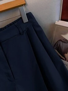 GlowEve CURVE Bộ 2 món áo cổ tròn trơn màu thường ngày cỡ lớn cho nữ - màu đen - Xem 6