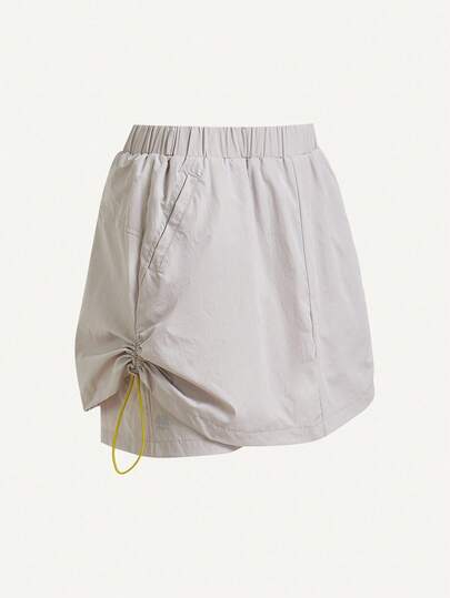 In My Nature Women's Summer Casual Drawstring Side Outdoor Skirt