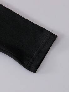 2pcs/Set Young Girl Casual Stylish Cute Cartoon Stitch Letter Graphic Print Sweatshirt And Leggings Set Fall Winter - Pink - View 4