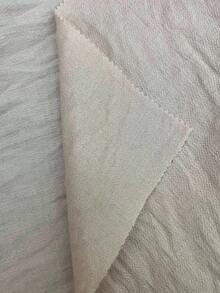 SHEIN Clasi Ladies' Summer Solid Color Lapel Double-Breasted Long Sleeveless Commute Dress Maxi Women Outfit - Apricot - View 7